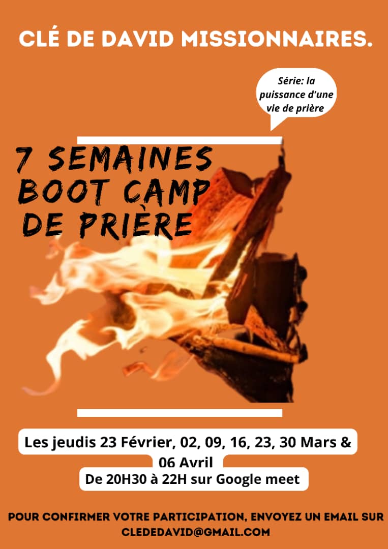 7 semaines boot camp de prière
